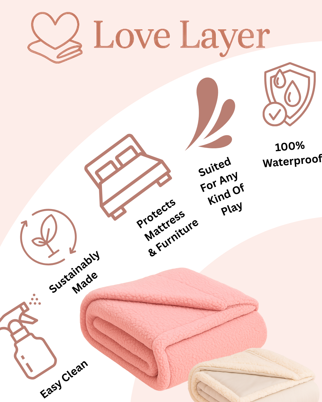 Enhance Chilly Evenings with Cozy Love Layer™ Waterproof Blanket
