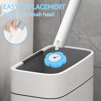 Effortless Clean™ Toilet Brush Kit – Hygienic Disposable Cleaning + Refill Pads