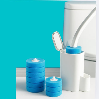 Effortless Clean™ Toilet Brush Kit – Hygienic Disposable Cleaning + Refill Pads