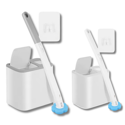 Effortless Clean™ Toilet Brush Kit – Hygienic Disposable Cleaning + Refill Pads