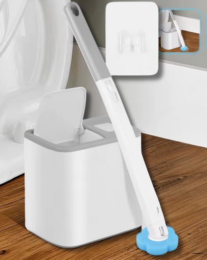 Effortless Clean™ Toilet Brush Kit – Hygienic Disposable Cleaning + Refill Pads